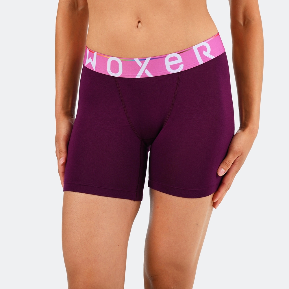 Woxer Women's Plum Bike Shorts